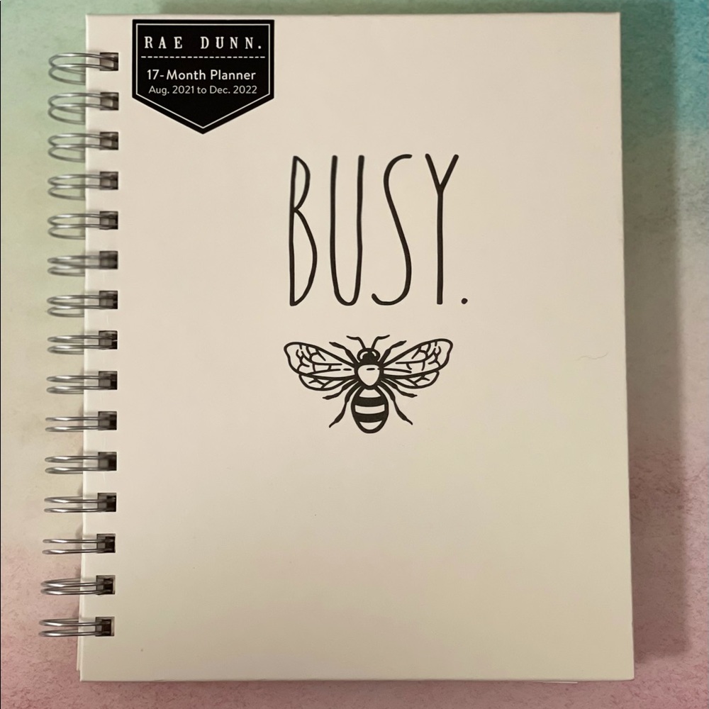 Rae Dunn Busy 17-Month Planner